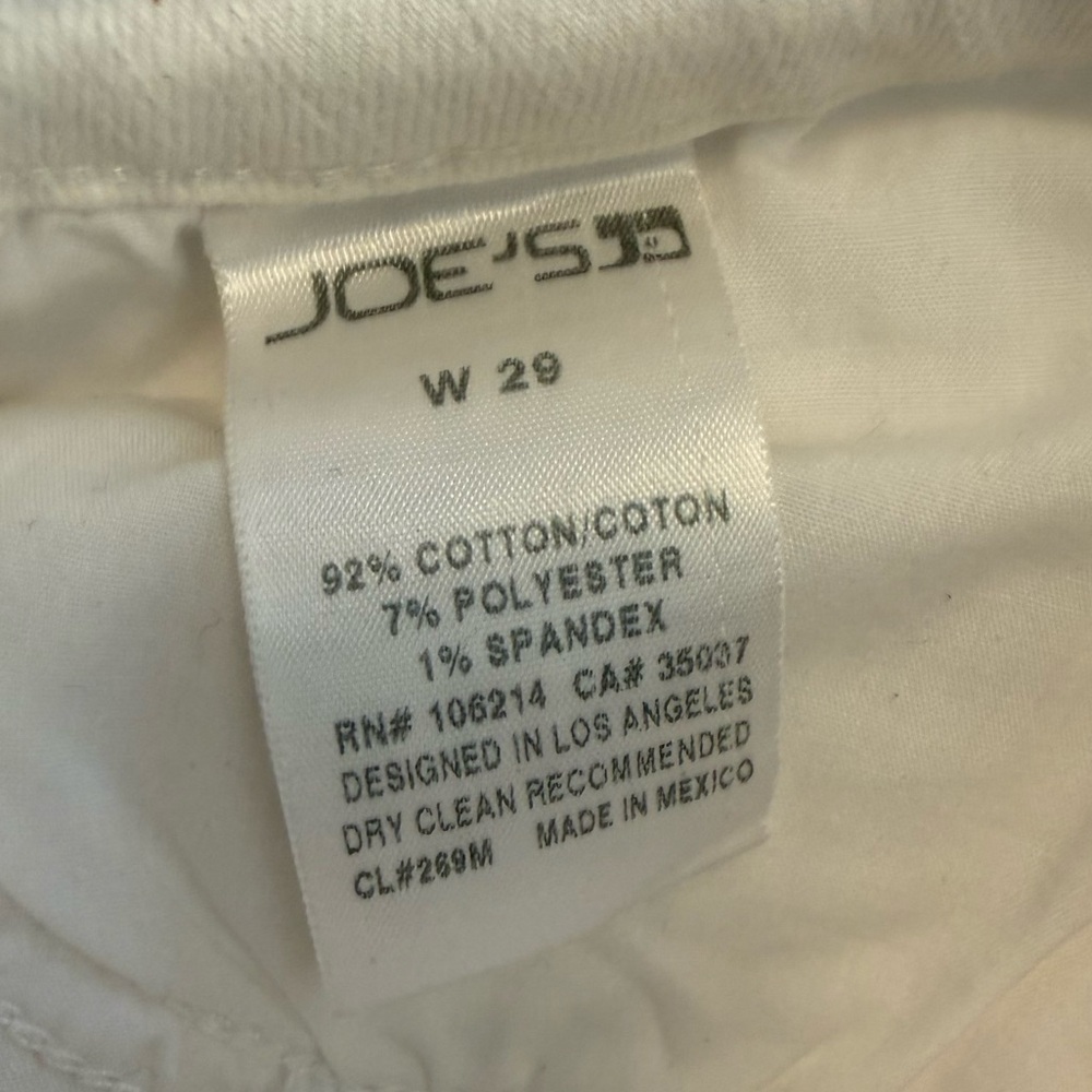 Joe's Jeans Women's Off-White Straight-Leg Jeans - Picture 13 of 16